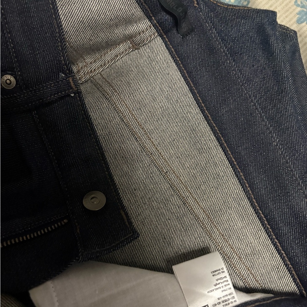 UNIQLO SLIM STRAIGHT SELVEDGE DENIM